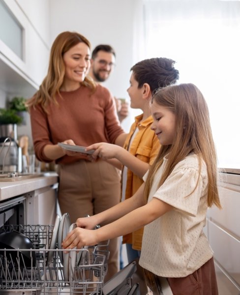 Family in the Kitchen